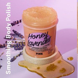 NWT VS Pink Honey Lavender Smoothing Body Scrub